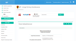 Desktop Screenshot of bip.gorzkowice.pl